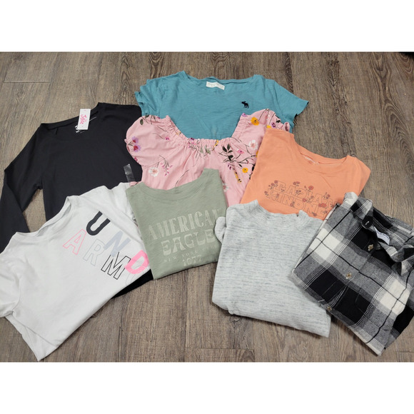Old Navy American Eagle Abercrombie Justice Medium 10/12 Girls Clothing Lot - Picture 9 of 9
